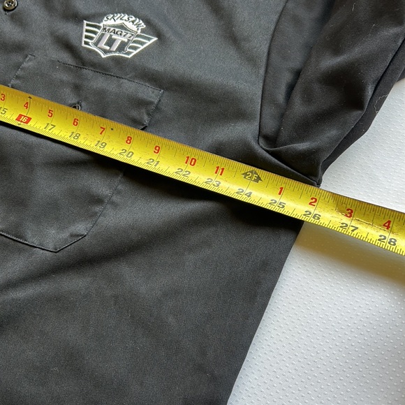Dickies Work Shirt Short Sleeve Button Up XL Skilsaw Mag77 LT Employee Shirt - Picture 3 of 5